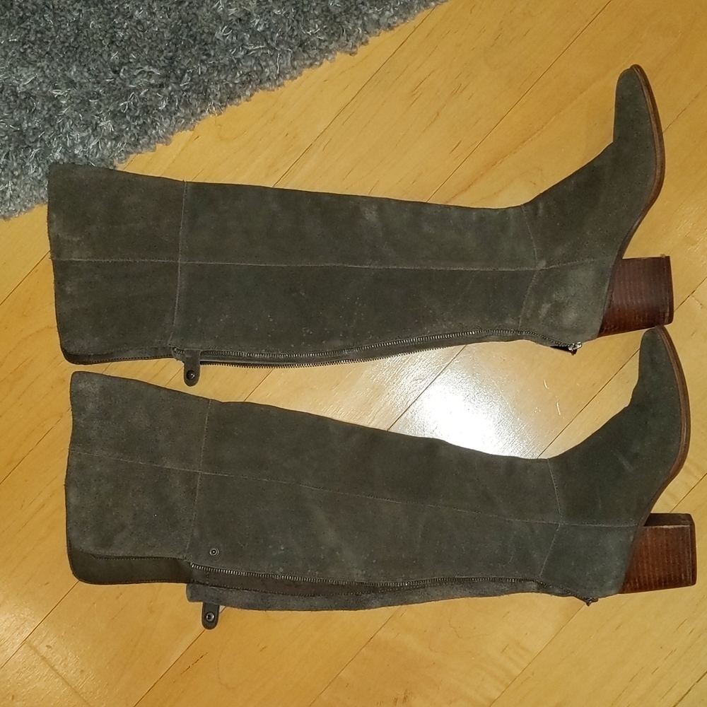 Dolce Vita Knee High Gray Boots